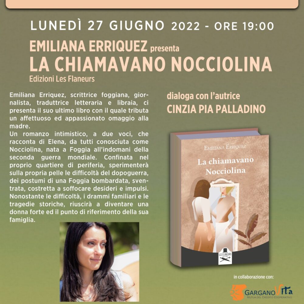 Presentazione libro: “La chiamavano nocciolina”