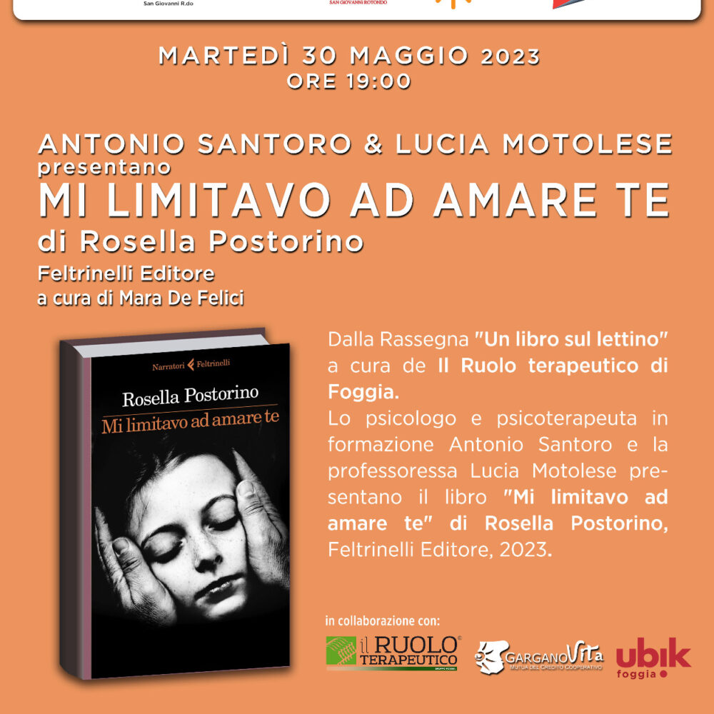 Presentazione libro: “Mi limitavo ad amare te”