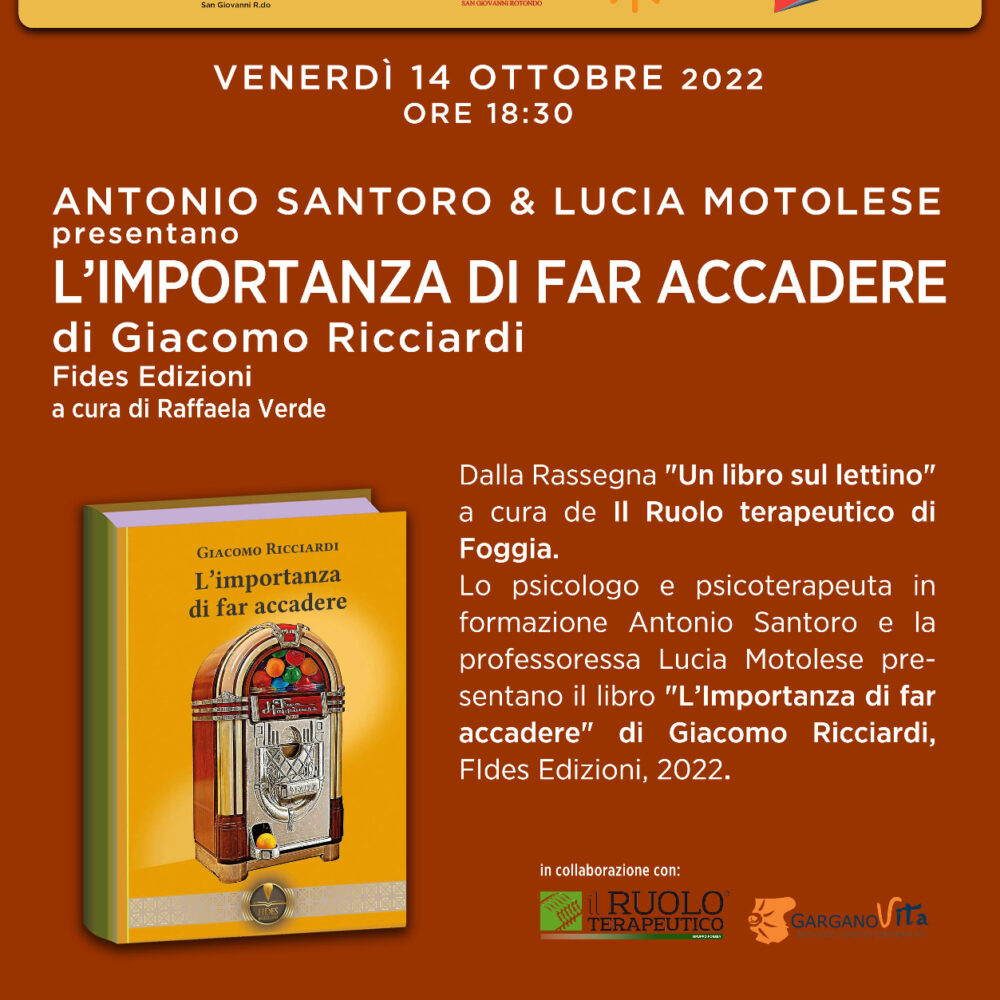 Presentazione libro: “L’importanza di far accadere”