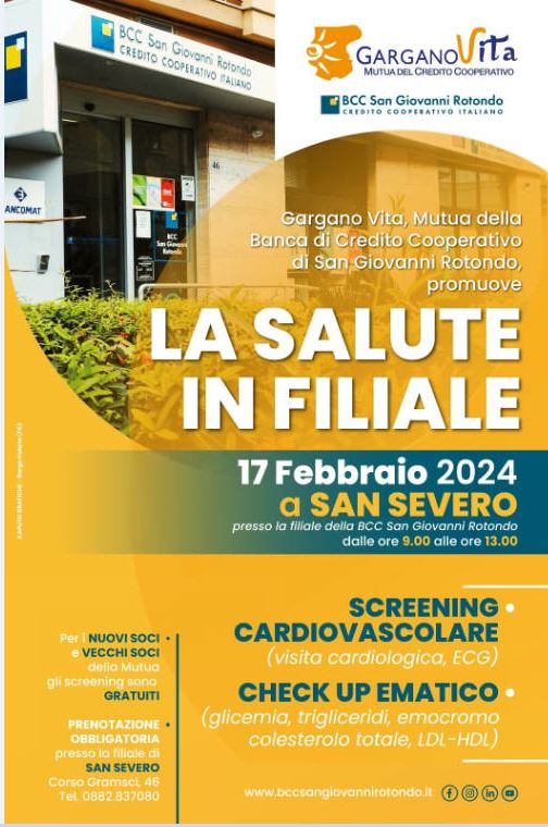 17/02/2024 La salute in filiale – San Severo